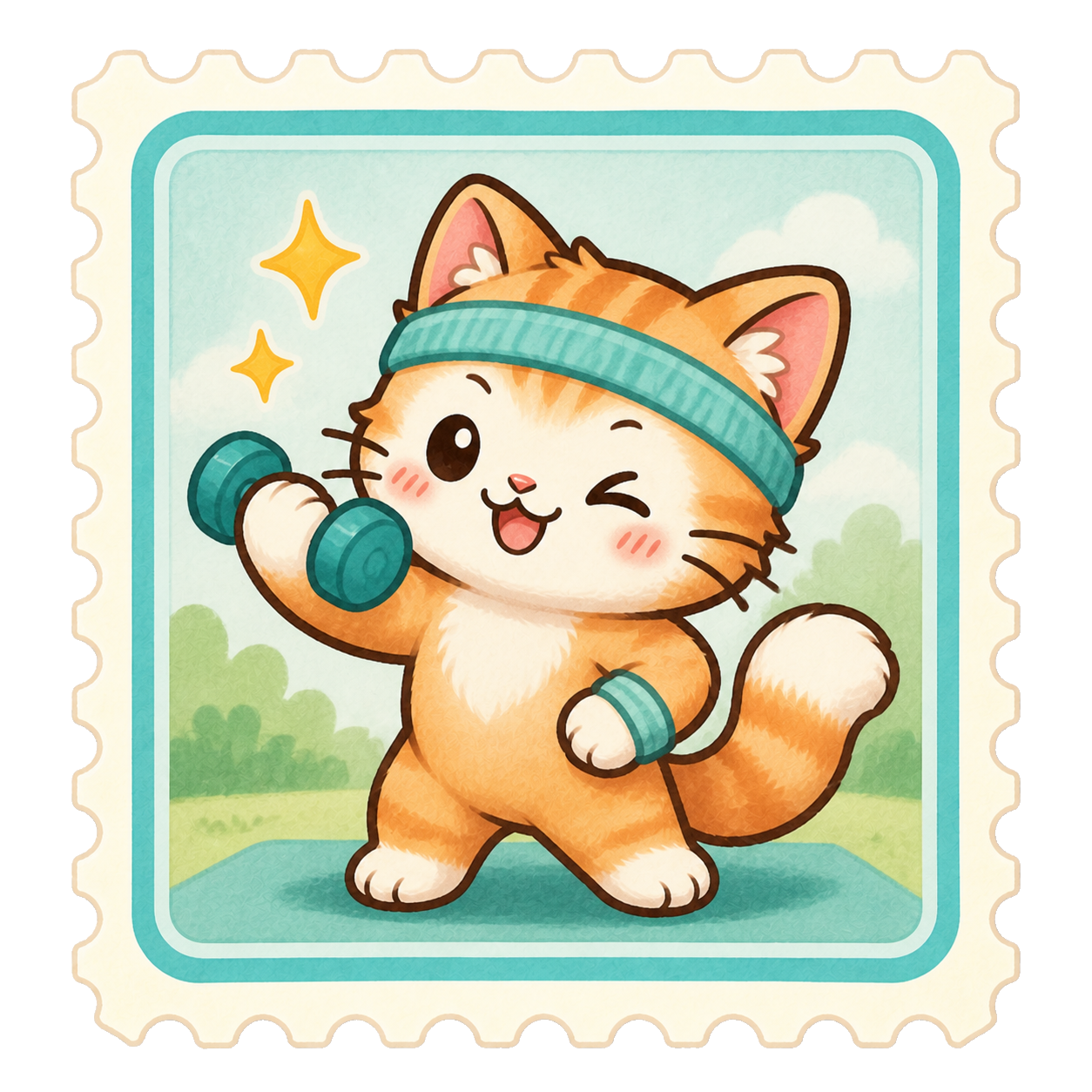 Gym Buddy sticker